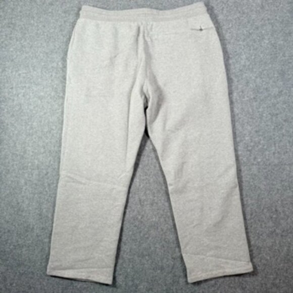 J Crew Mens Summit 11 oz Soft Knit Fleece Sweat Pant Straight Leg Sz XL Grey NWT - Picture 2 of 13